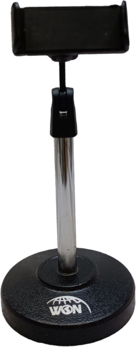 WON METAL MOBILE TABLE STAND 6 INCH HEIGHT WITH HEAVY METAL BASE Monopod-image-37