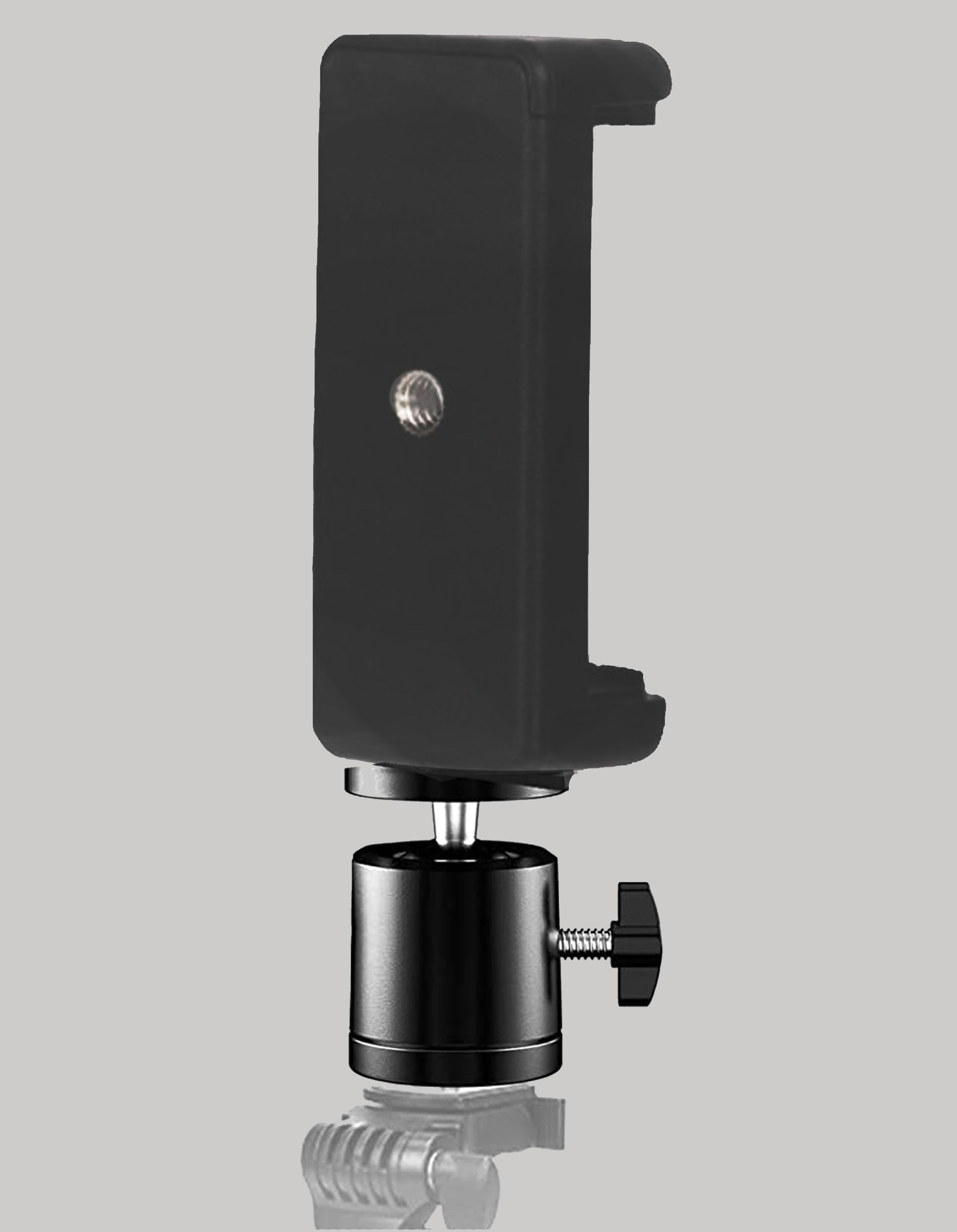 subton Metal Ball Head with Monoclip Mobile Holder Clip Bracket | Swivel Mount with 360 Degree Rotation | Compatible With All Smartphones & Tripod with 1/4 inch Thread Size Monopod, Tripod, Tripod Kit, Tripod Ball Head, Tripod Bracket, Tripod Clamp, Monopod Kit