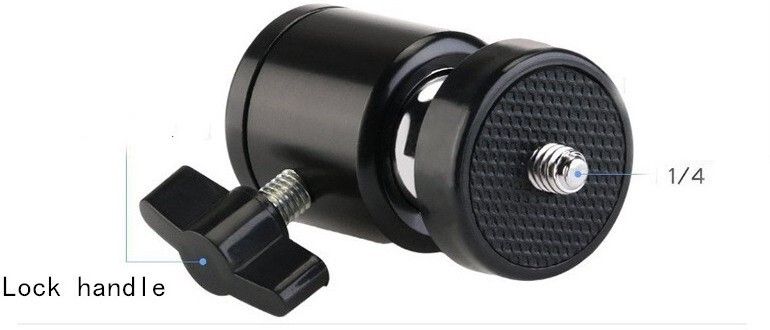 POZUB Tripod Mount Ball Head with 1/4" Screw Thread Base Camera Mount Adapter Tripod Ball Head, Tripod Clamp, Tripod Bracket, Tripod Kit, Monopod, Monopod Kit, Tripod-image-23