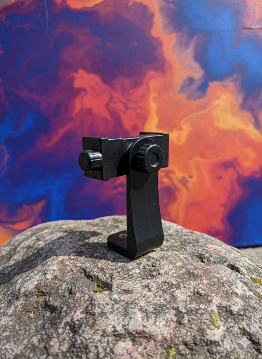 LCTRIO 2 IN 1 TRIPOD PHONE MOUNT I CLOCKWISE ROTATIONAL I 1/4 INCH THREAD Tripod Ball Head-image-1