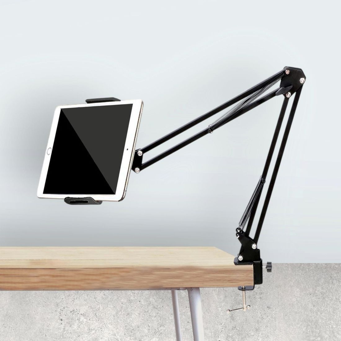 Zohlo Overhead Phone Stand for Tabletop – Flexible Arm , Mount for Recording Tripod Ball Head-image-33