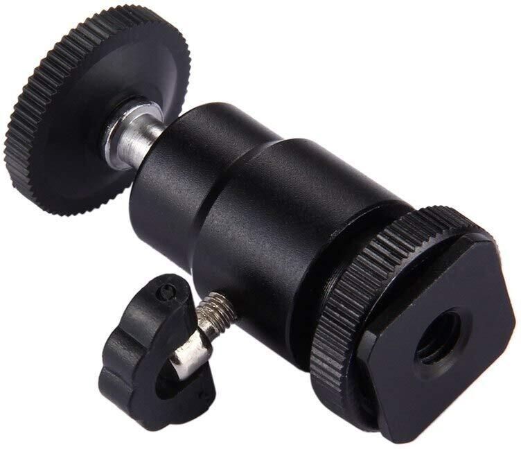 USPOT Aluminum Alloy Mini Ball Head Adapter Mount | 360° Adjustable Swivel Tripod Ball Head-image-24