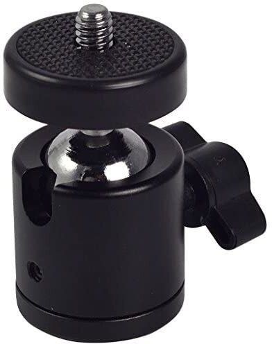 PKST Universal 1/4" Swivel Mini Ball Head Screw Tripod Mount 360 Degree Rotating Tripod Ball Head, Tripod Bracket-image-38