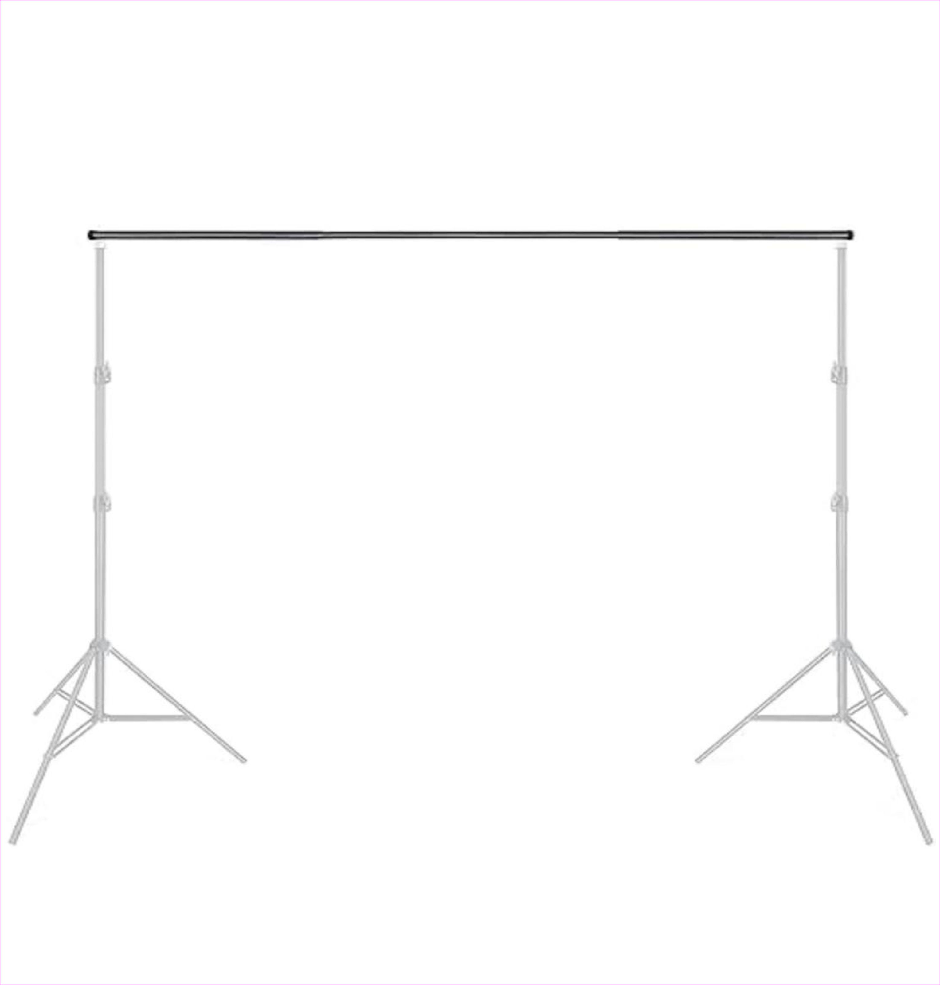 ZANNIX Adjustable Telescopic backdrop Support Stand Crossbar, tripods curtain Rods_13 Tripod Kit-image-15