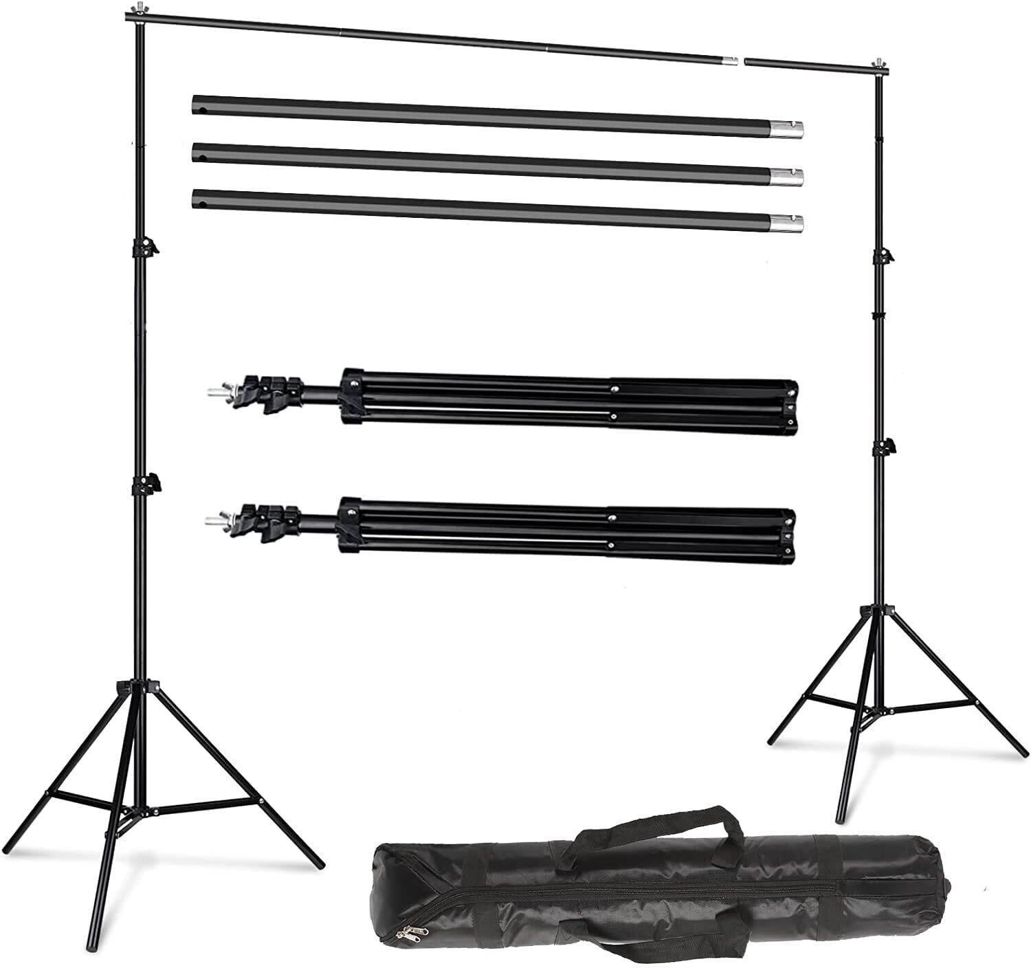 GiftMax 9X9 FT Backdrop Photo Light Studio Photography Background, (Background Stand) Tripod-image-15