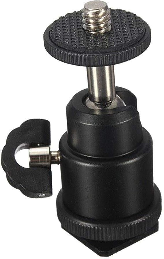 SUPERNIC 1/4"" Black Ball Head Bracket/Holder/Mount for Camer Tripod Kit-image-10