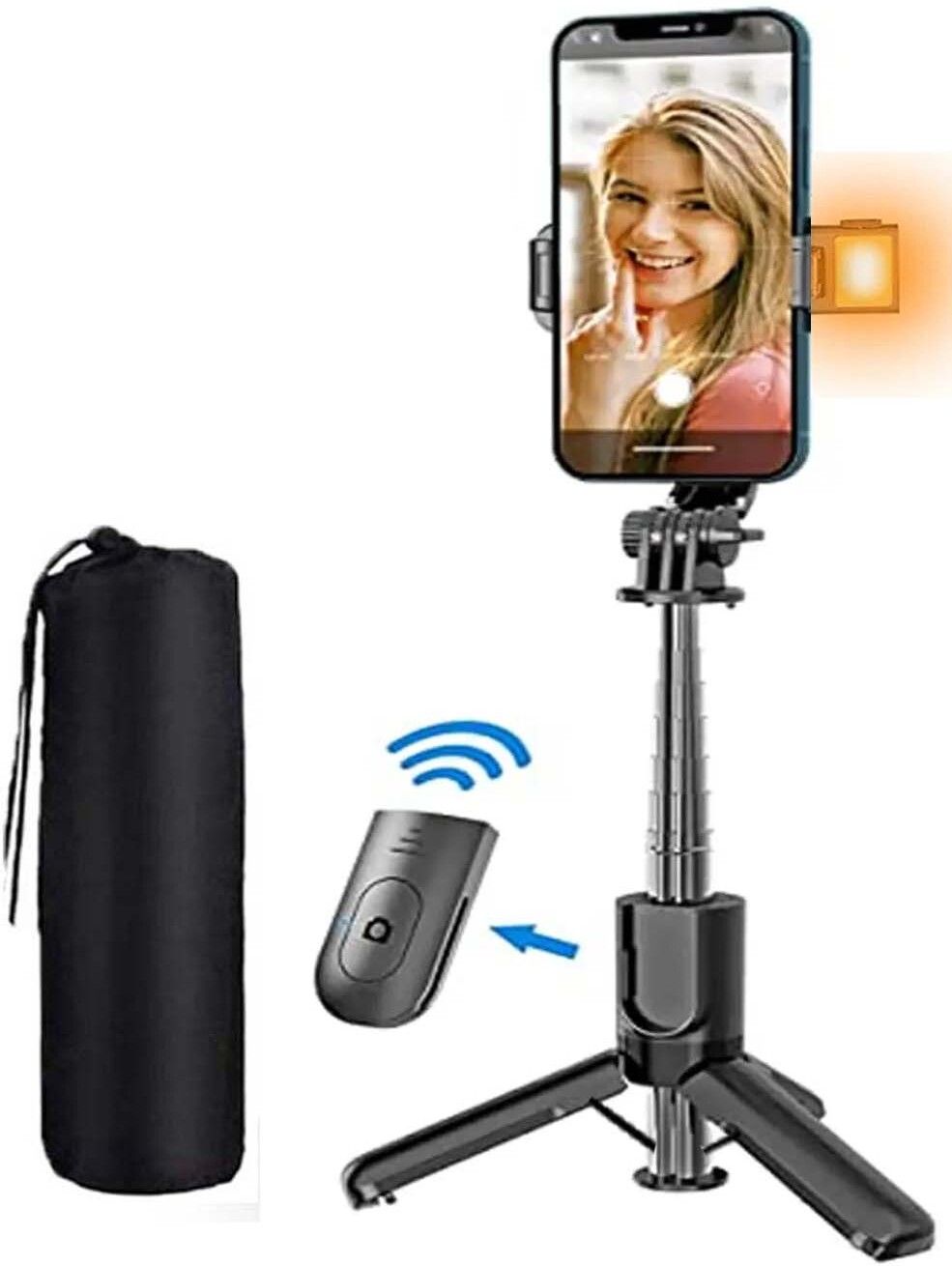 SOJUBA R1S-L Mini LED Fill Light Tripod Selfie Stick Multi-function Mobile Holder+Bag Tripod, Monopod, Monopod Kit, Tripod Clamp, Tripod Kit-image-44
