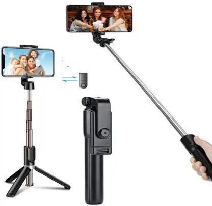 ZmiZc R1 Selfie Stick Wireless With Remote Adjustable For Mobile Phone SFT-145 Tripod-image-33
