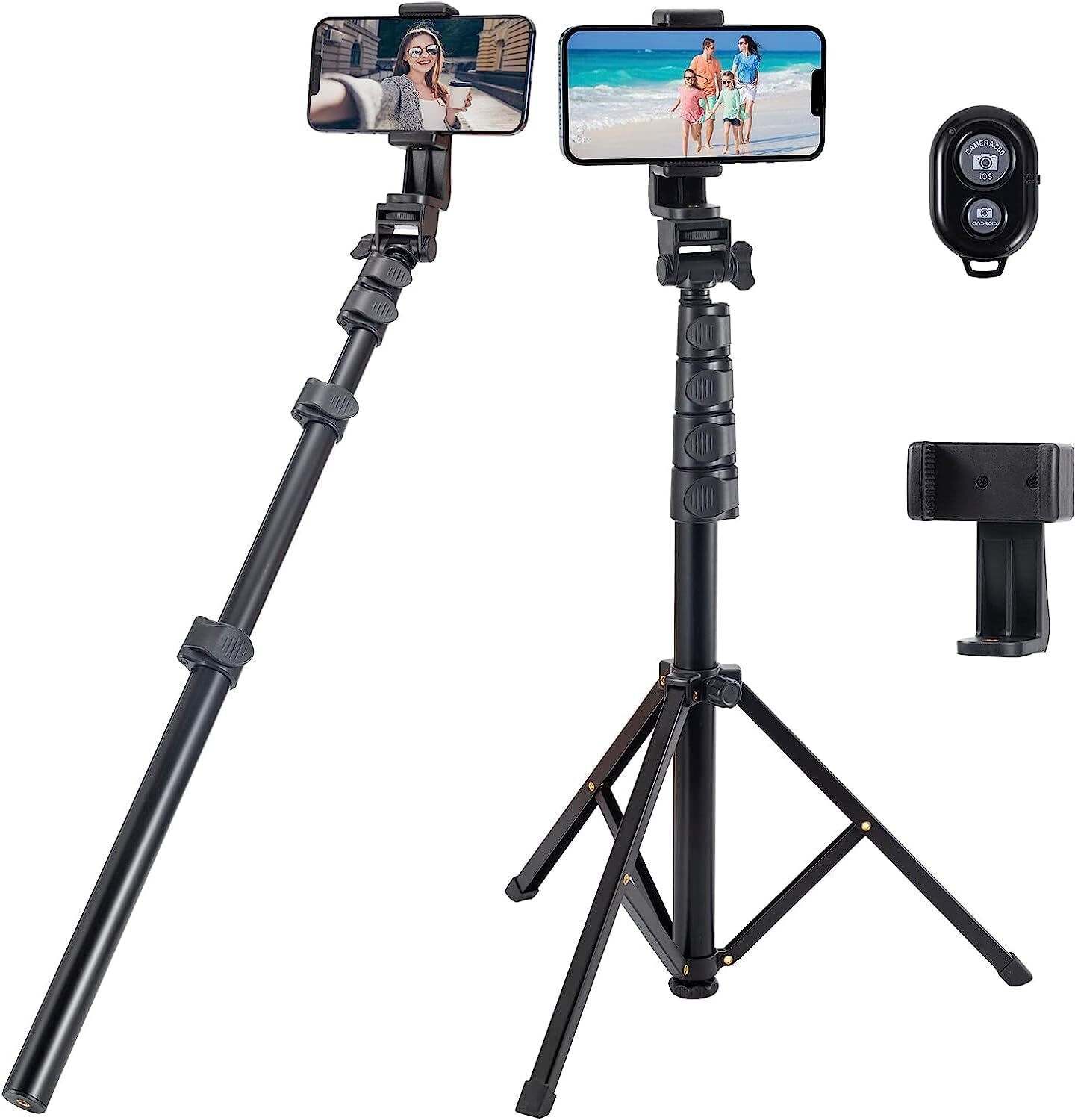 Hold up Tripod holder Portable Cell Phone Tripod Stand Selfie Stick phone tripod Tripod, Tripod Kit image 1