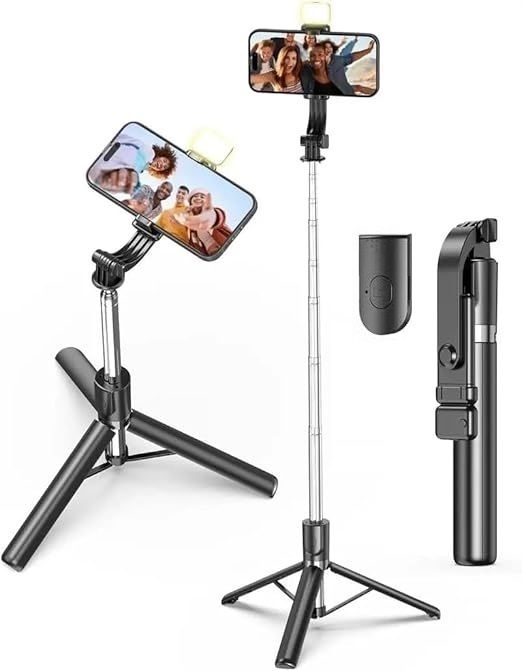 Sconzi R1SL Selfie Stick with Flash Light Light Snap Tripod-image-15