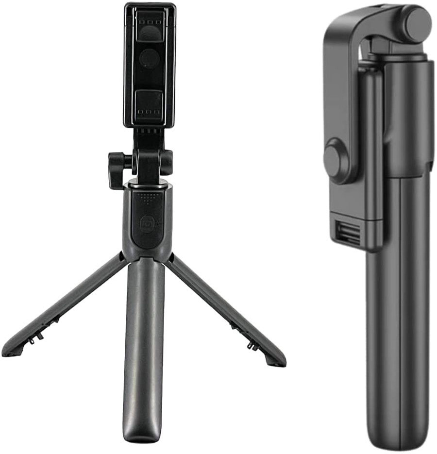 G2L GOOD QUALITY R1 Foldable Wireless Extendable Selfie Stick Monopod Phone Holder Tripod, Monopod Kit, Tripod Clamp image 1