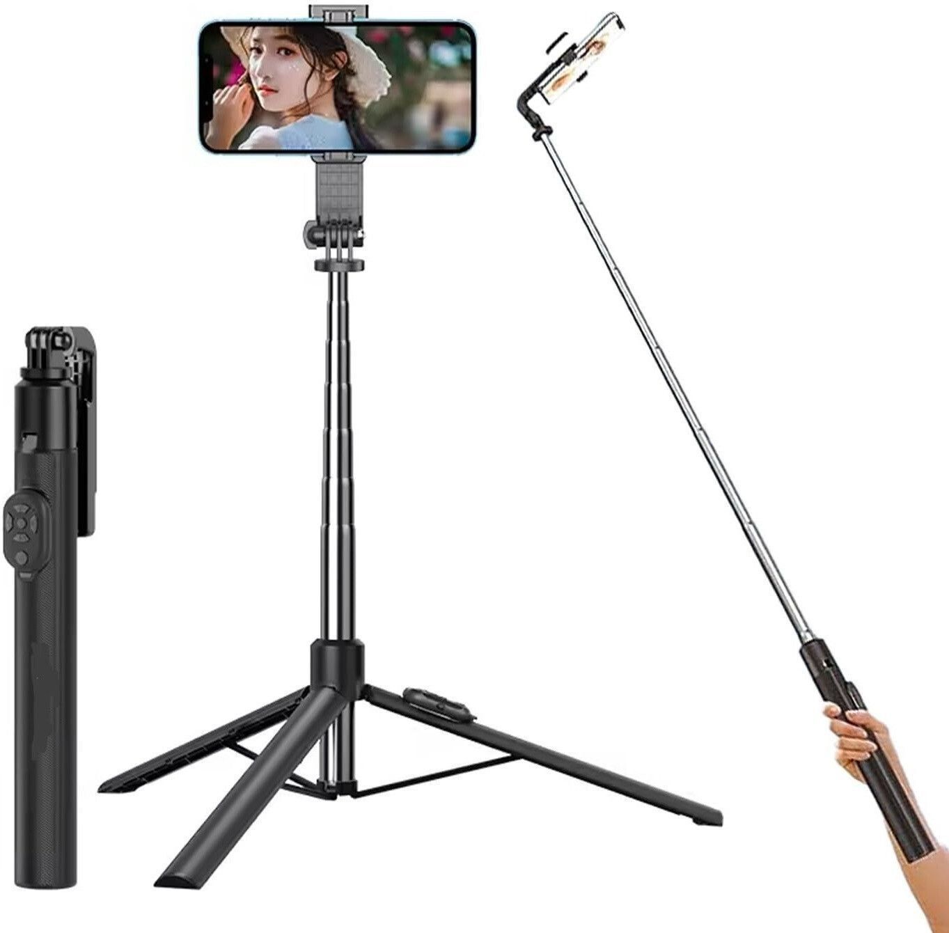 Pharaoh Selfie stick tripod 170 cm long with Remote Function Tripod, Monopod Kit, Tripod Kit-image-11