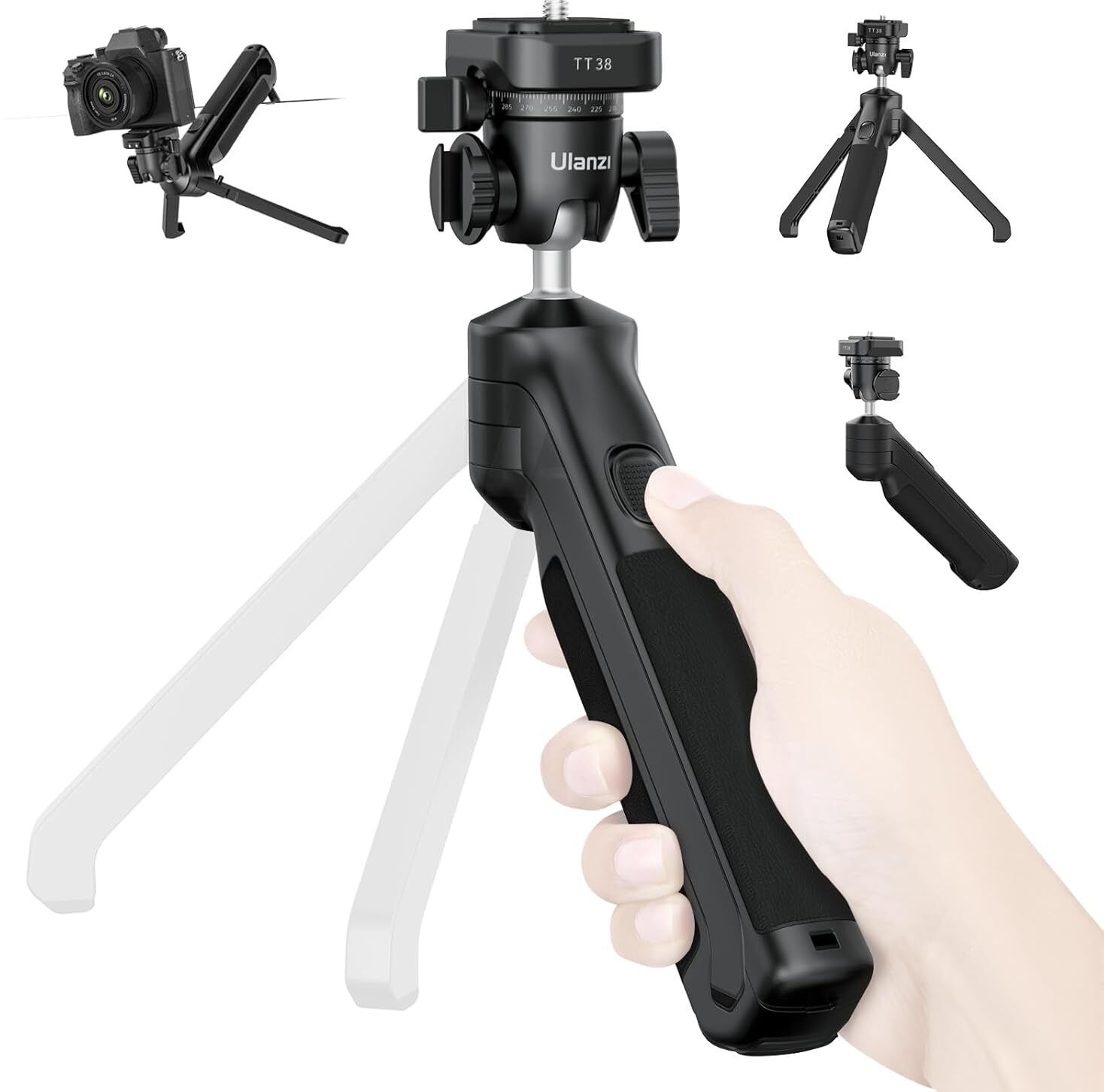 ULANZI TT38 Mini Tripod Uka F38 Camera for Sony/Canon/Nikon/Fuji DSLR Tripod-image-26