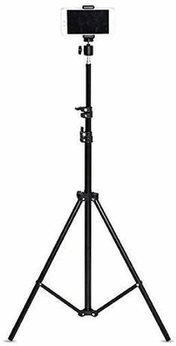 Savsol 7 Feet Lightweight Mobile Tripod Stand Aluminium Adjustable Portable Foldable Tripod