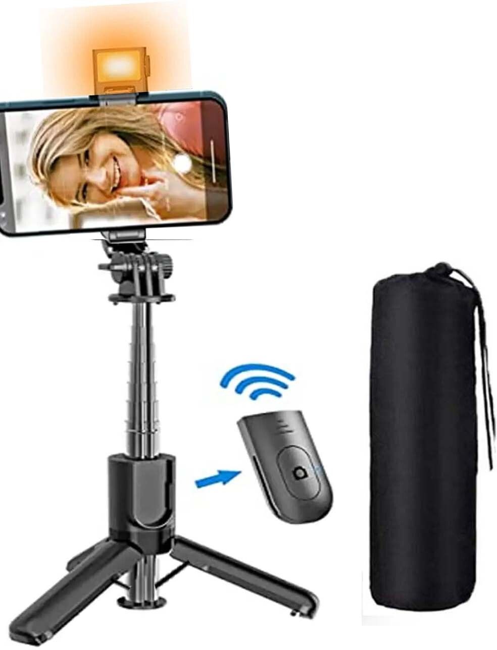POZUB Upgraded R7S-L Selfie Stick Holder with Video Stand Selfie Sticks & Monopods Tripod, Tripod Kit, Tripod Clamp, Monopod-image-49