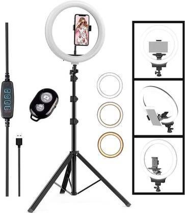 BESTFLY 9M 10"Selfie Light 7Ft Long tripod with remote control and long caller mic Tripod, Tripod Ball Head, Monopod Kit, Tripod Kit-image-42