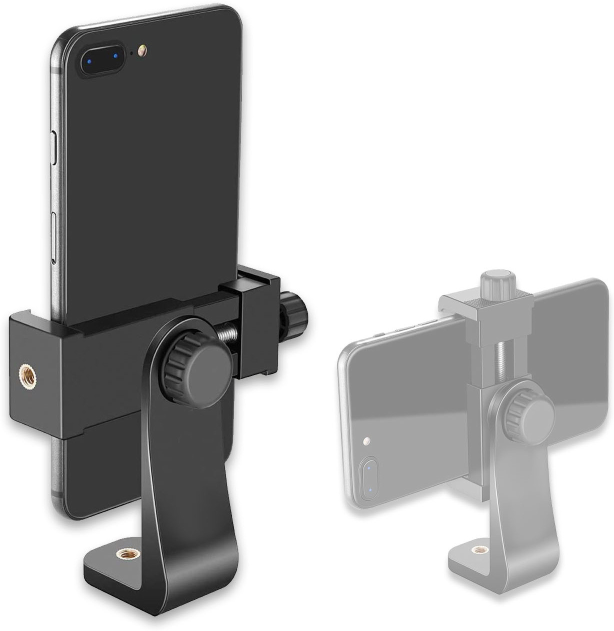 AMUSING Adjustable Clamp Phone Tripod Mount Adapter for Smartphones&All Types of Tripods Tripod, Tripod Bracket, Monopod image 1
