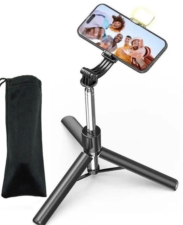 POZUB R1S-L Long Selfie Stick with Remote 3in1 Photography Multifunction Mobile Holder Tripod, Tripod Kit, Monopod-image-33
