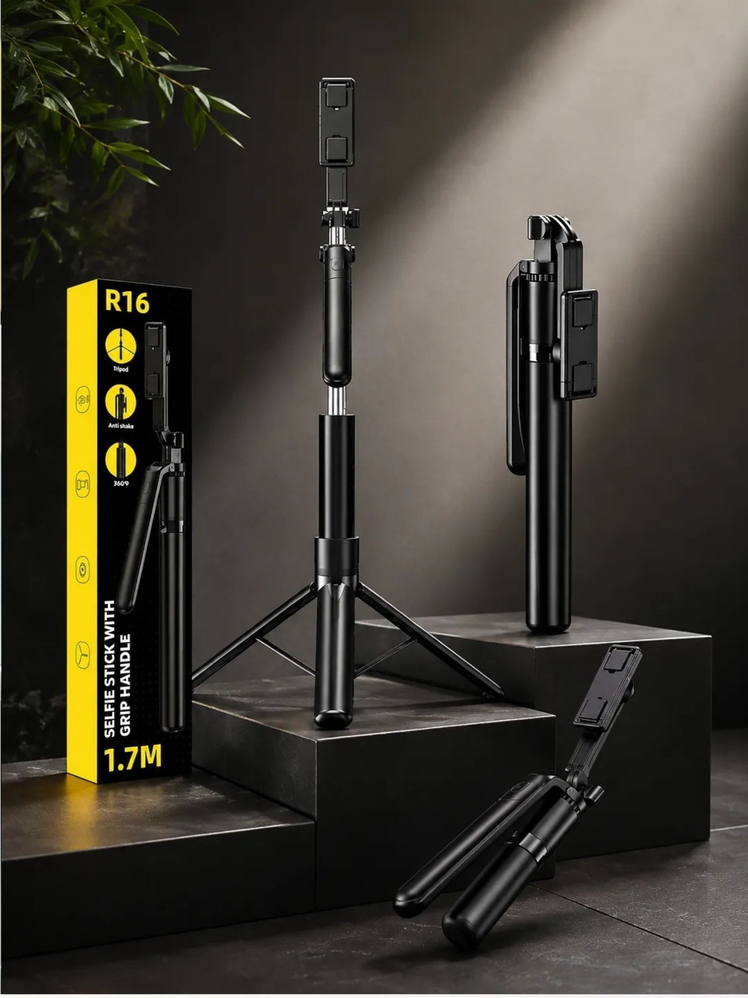 TECH BIRD R16 Selfie Stick Tripod for Photos, Videos & Reels/185 Tripod-image-39