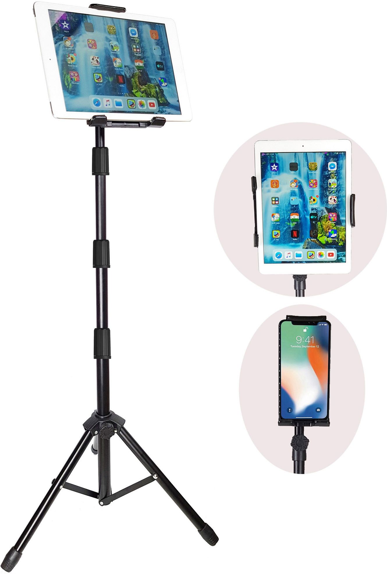 BROLAVIYA Tripod Floor Stand Fit For 4 – 11 Diagonal Inch Device Tripod-image-45