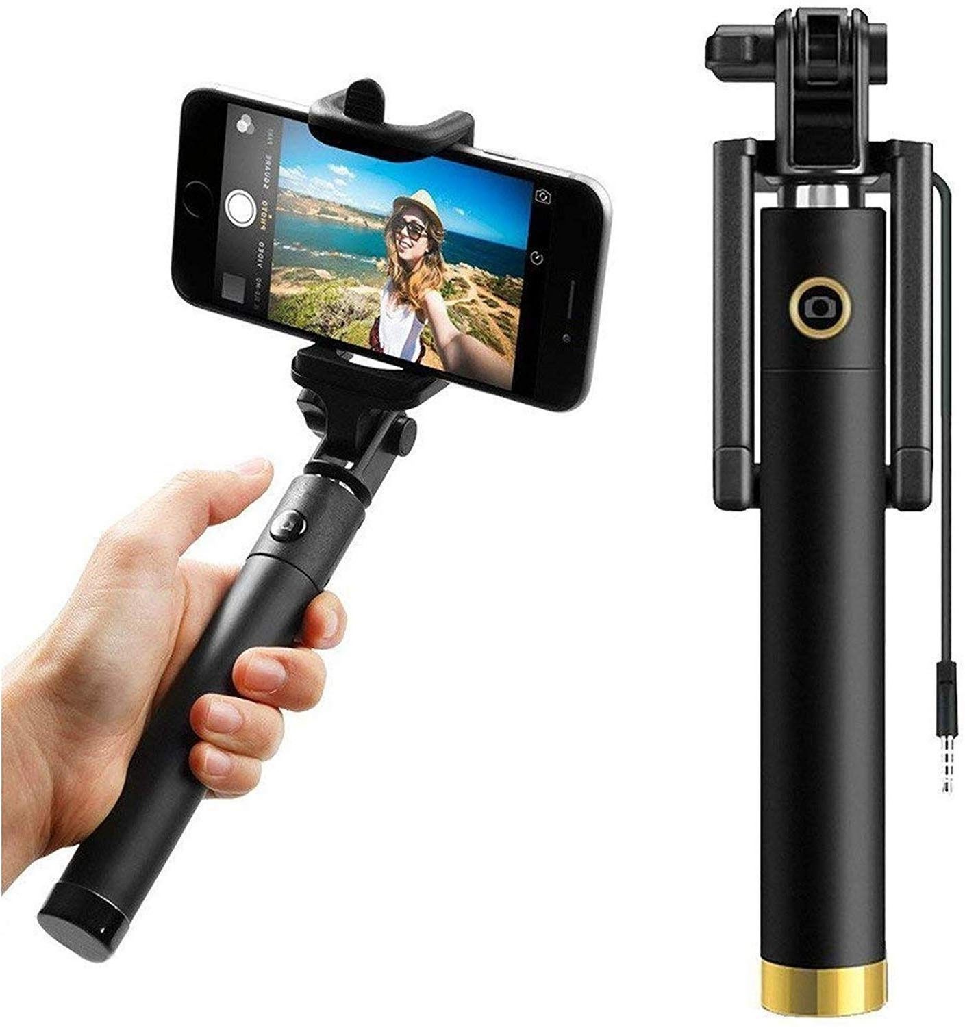 G2L UNIVERSAL WIRED HANDHELD MONOPOD FOR PHONE HOLDER OR PHOTOGRAPHY VIDEO RECORDING YOUTUBE REELS & CAPUTURE EVERY SPECIAL MOMENT Cable Selfie Stick-picture-19