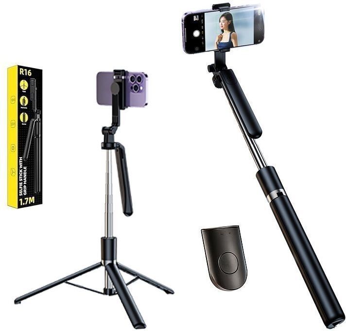 TECH BIRD R16 Selfie Stick Tripod for Photos, Videos & Reels/06 Tripod Kit-image-41