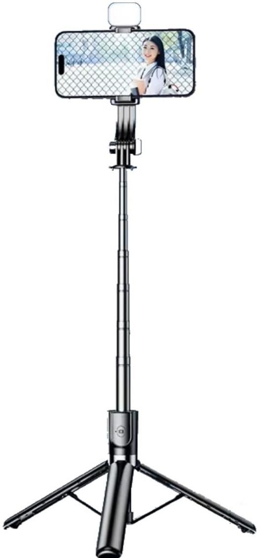 BUFONA Desktop Mobile Holder Stand R1S-L Photography Selfie Stick Stand with BT Remote Tripod, Tripod Kit, Monopod-image-19