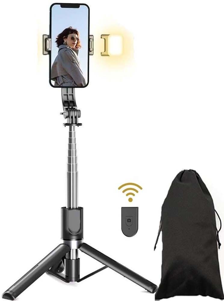 SOJUBA Photography/Videography R1S-L BT Selfie Stick Holder Stand With LED Light+Bag Tripod, Tripod Kit, Tripod Clamp, Monopod, Monopod Kit-picture-16