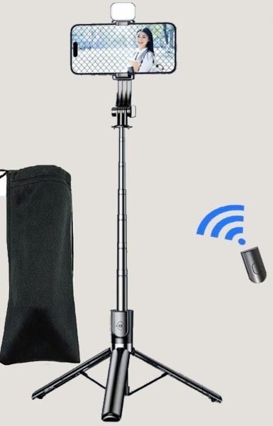 POZUB R1S-L LED Fill Light Selfie Stick 3in1 Photography Multi function Mobile Holder Tripod, Tripod Kit, Monopod-image-31
