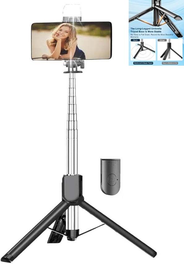 BUFONA R1S-L Photography Selfie Stick Stand Mobile Selfie Stick Selfie Sticks & Monopod Tripod, Tripod Kit, Monopod-image-13