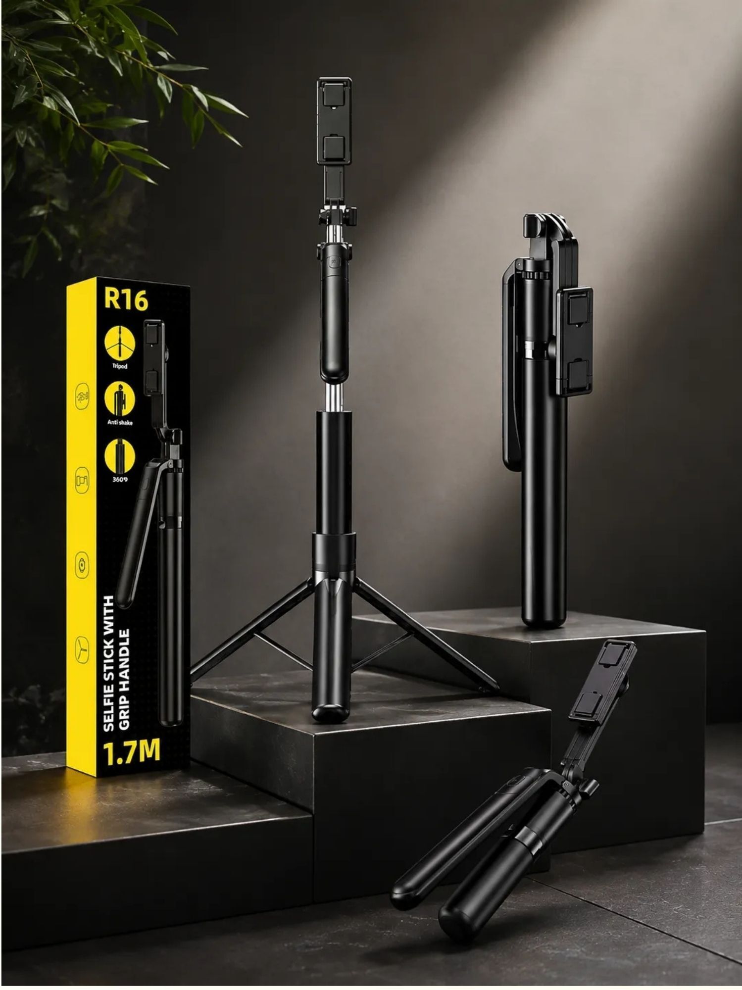TECH BIRD R16 Selfie Stick Tripod for Photos, Videos & Reels/97 Tripod-image-34