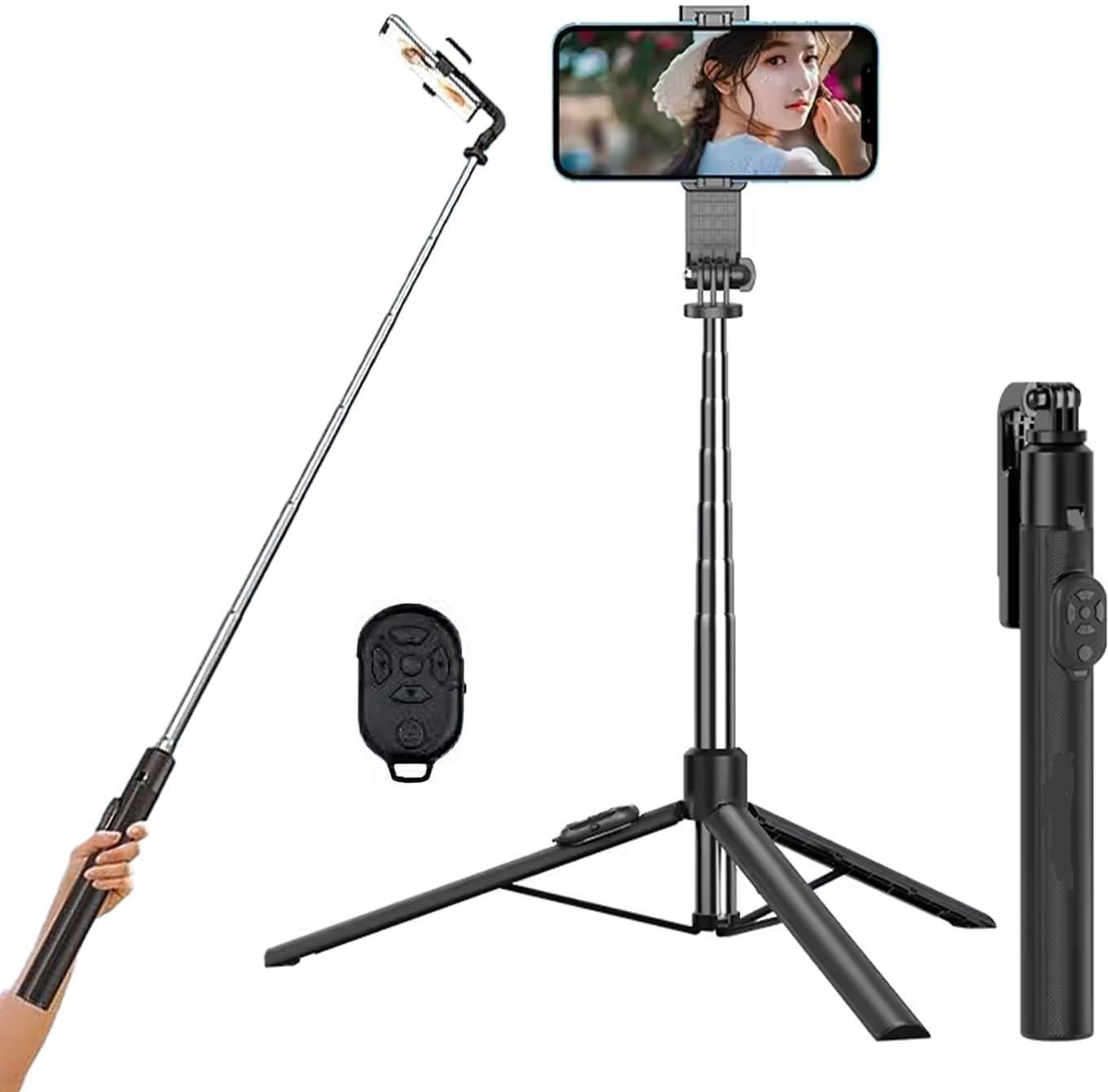 Pharaoh Y17 Smart Wireless Selfie Stick Tripod with Detachable Remote Control Tripod, Monopod Kit, Tripod Kit-image-31