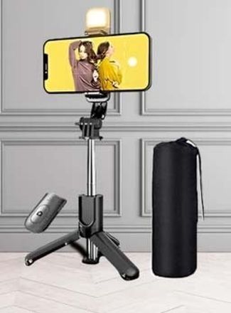 SOJUBA R7S-L Phone Stand Video Stick with Bluetooth Remote Selfie Stand Holder +Bag Tripod, Monopod, Monopod Kit, Tripod Clamp, Tripod Kit-image-32
