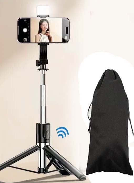 SOJUBA R1S-L Selfie Stick Holder BT Photography/Videography Stand With LED Light+Bag Tripod, Tripod Kit, Tripod Clamp, Monopod, Monopod Kit-picture-30