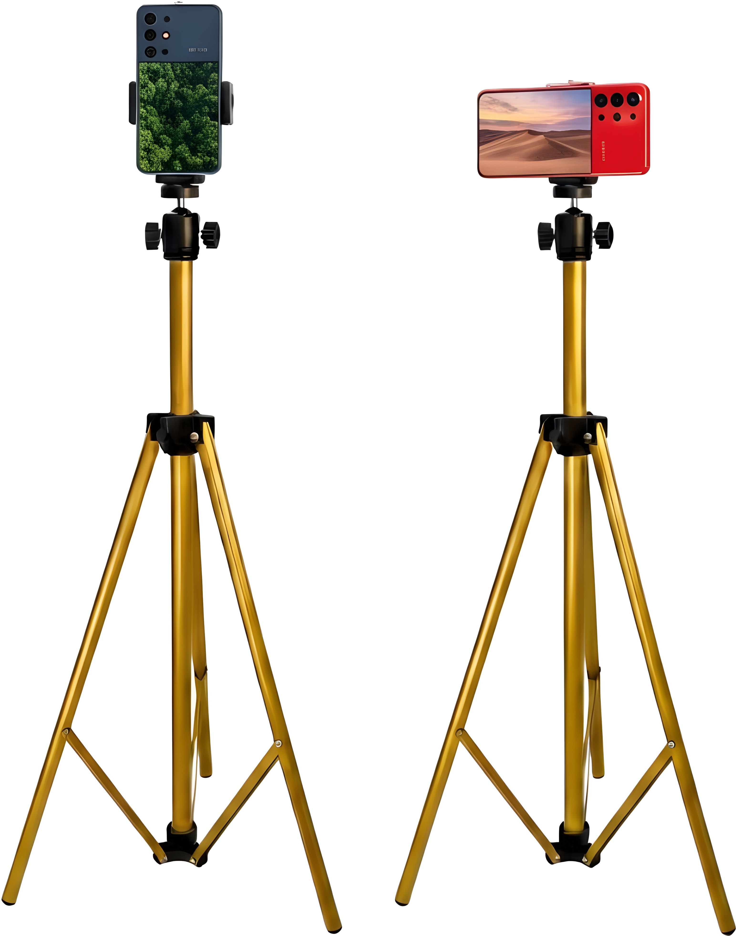 Protance Tripod 7 Feet Adjustable Stand, Rotating Ball Head Mobile Clip,Tripod Bracket G5 Tripod-image-40