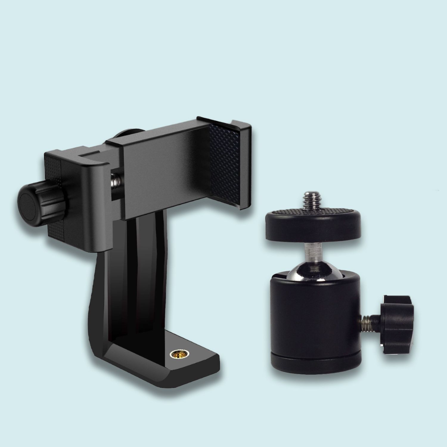 ZOKMOB Universal 360 Tripod Mount Adapter Phone Holder With Ball Head Tripod, Tripod Ball Head, Tripod Bracket, Tripod Clamp, Monopod, Monopod Kit, Tripod Kit-image-16
