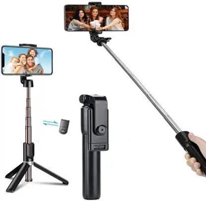 ZmiZc R1 Selfie Stick Wireless With Remote Adjustable For Mobile Phone SFT-12 Tripod-image-45