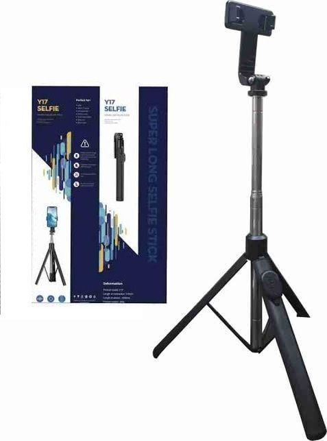 Pharaoh Y17 Premium Lightweight Selfie Stick Tripod for Travel & Vlogging Tripod, Monopod Kit, Tripod Kit-image-7