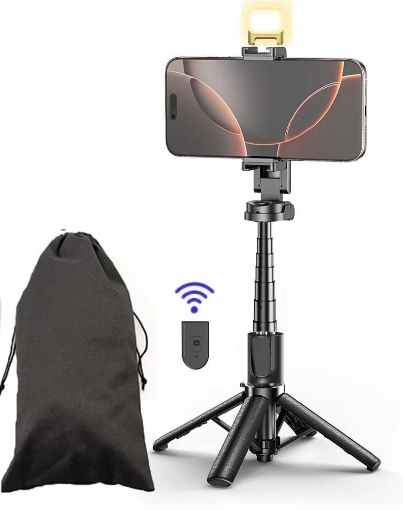 SOJUBA R1S-L LED Fill Light Selfie Stick 3 in 1 Multifunction Phone Holder Stand+Bag Tripod, Tripod Kit, Tripod Clamp, Monopod, Monopod Kit-picture-24