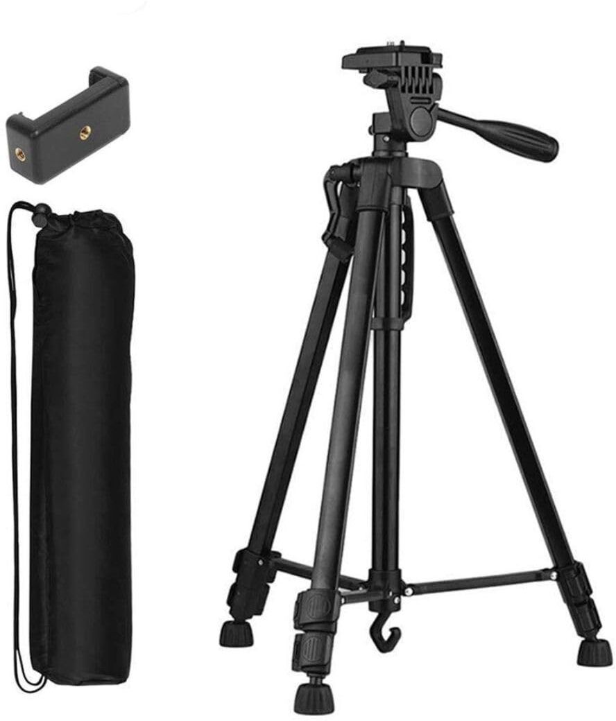 Vacotta 3366 (55-inch) Tripod with Mobile Holder Mount for Smart Phones, Gopro, Cameras Tripod-image-47