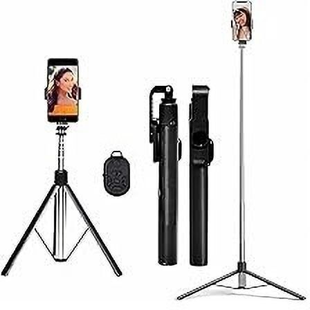 GETGETO Y17 Long Selfie Stick with Wrist Strap Tripod, Monopod Kit, Tripod Kit-image-44