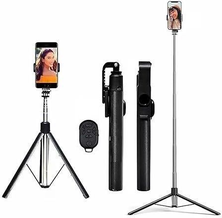 GETGETO Y17 Ultra Extendable Selfie Stick Tripod for All Smart phones Tripod, Monopod Kit-image-20