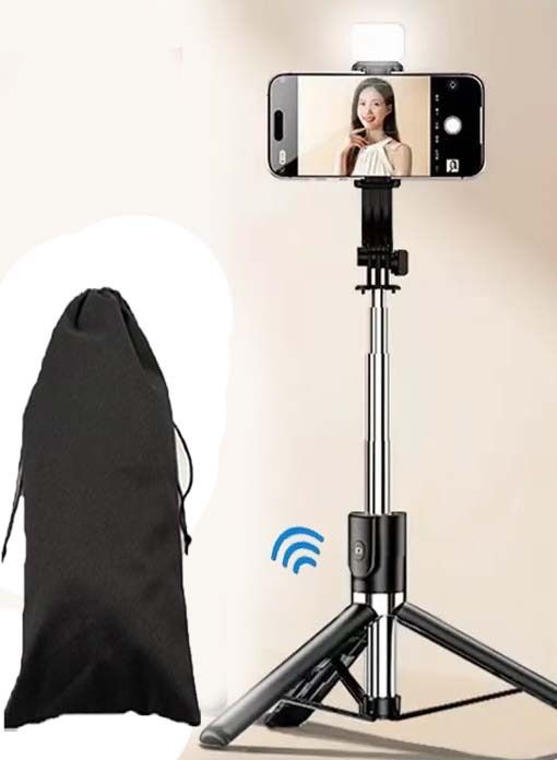 BUFONA Multi Angle 360° Rotating Selfie Stick Mobile Holder R1S-L Multifunctional Stand Tripod, Tripod Kit, Monopod-image-18