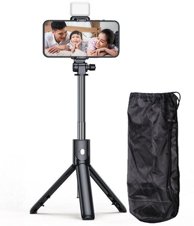 BOPUD Selfie & Photo Shoot,Selfie Holder Multifunctional Design Selfie Stick Stand+Bag Tripod, Tripod Kit, Monopod, Monopod Kit-image-47
