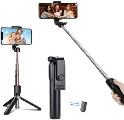 USTINE R1 Selfie Stick Wireless With Remote Adjustable For Mobile Phone SFT-96 Tripod-image-39
