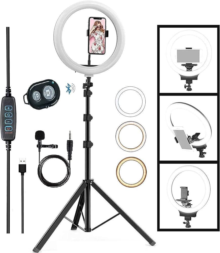 Sr Plaza Trypods Ringlight Selfe Remote Mic combo Tripod-picture-23