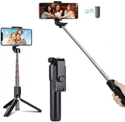 SHOP EXCITING R1 Selfie Stick Wireless With Remote Adjustable For Mobile Phone SFT-148 Tripod-image-3
