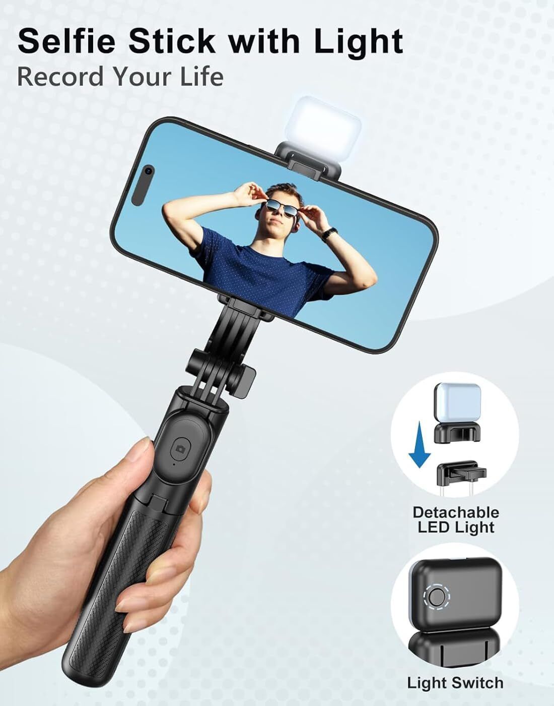 HIFY R1S BLUETOOTH SELFIE STICK & TRIPOD Tripod, Monopod-image-14