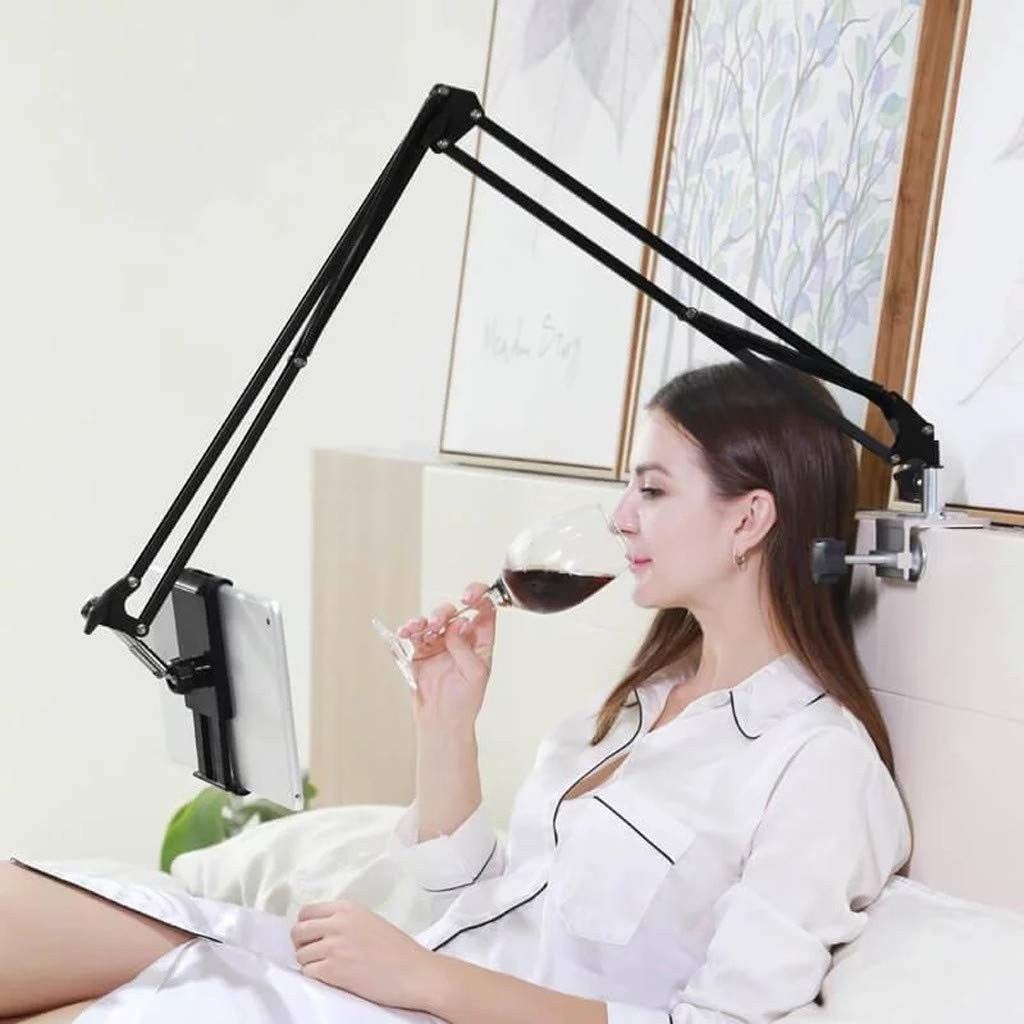 Wanzhow 360 Rotation for Overhead Video shooting,Cooking Videos,Online Claases YouTube Monopod, Tripod, Tripod Ball Head, Tripod Bracket, Tripod Clamp, Tripod Kit-image-38