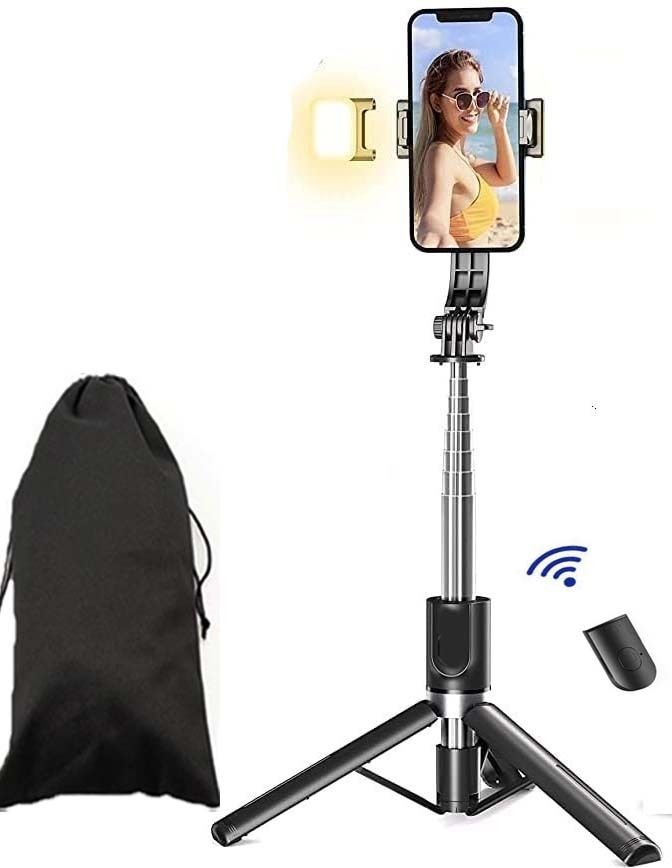 SOJUBA R1S-L BT Selfie Stick Holder Photography/Videography Stand With LED Light+Bag Tripod, Tripod Kit, Tripod Clamp, Monopod, Monopod Kit-picture-39